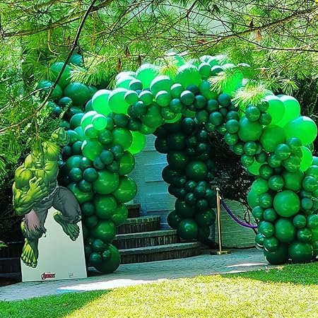 High Quality Blue Latex Balloons, 12 Inch Perfect for Birthday Party, Wedding, Special Event Decoration, Air or Helium Inflatable, Contains 100 Balloons (Green)