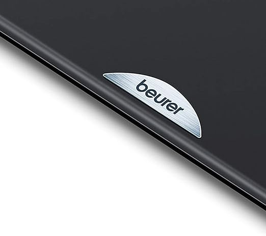 Beurer Weight Scale Stainless Steel Soft Grip Black - PS240