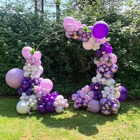 High Quality Blue Latex Balloons, 12 Inch Perfect for Birthday Party, Wedding, Special Event Decoration, Air or Helium Inflatable Balloons Contains 100 Balloons (Mauve Nickel Chrome)