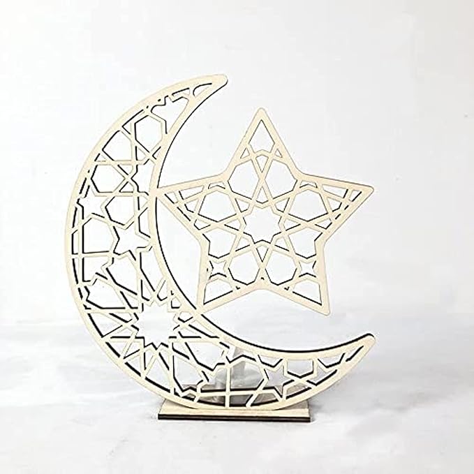 Laser Cut Ramadan Home Decorations Wooden Ornaments Dxf File