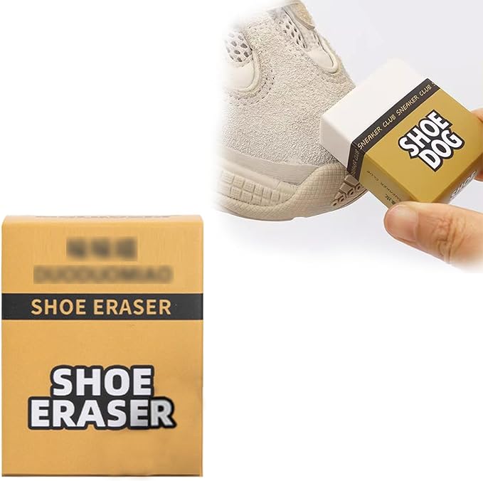 Magic Eraser Sponge for Cleaning Shoe Surfaces - Dirt Eraser for Leather and Suede Shoes