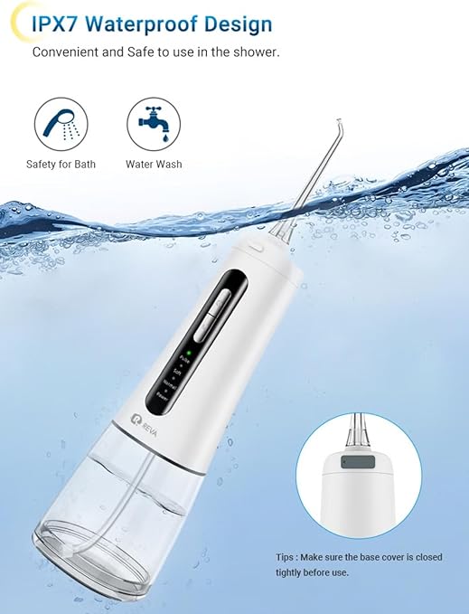 Reva Professional Water Flosser - Cordless Oral Irrigator, 300ML Reservoir,
