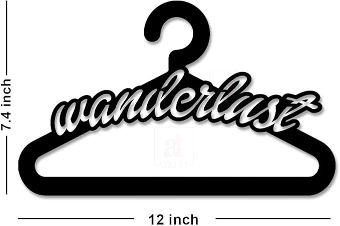 Art Street Wanderlust MDF Plaque Painted Cutout Ready to Hang Home Décor, Wall Décor, Wall Art