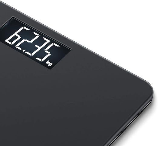 Beurer Weight Scale Stainless Steel Soft Grip Black - PS240
