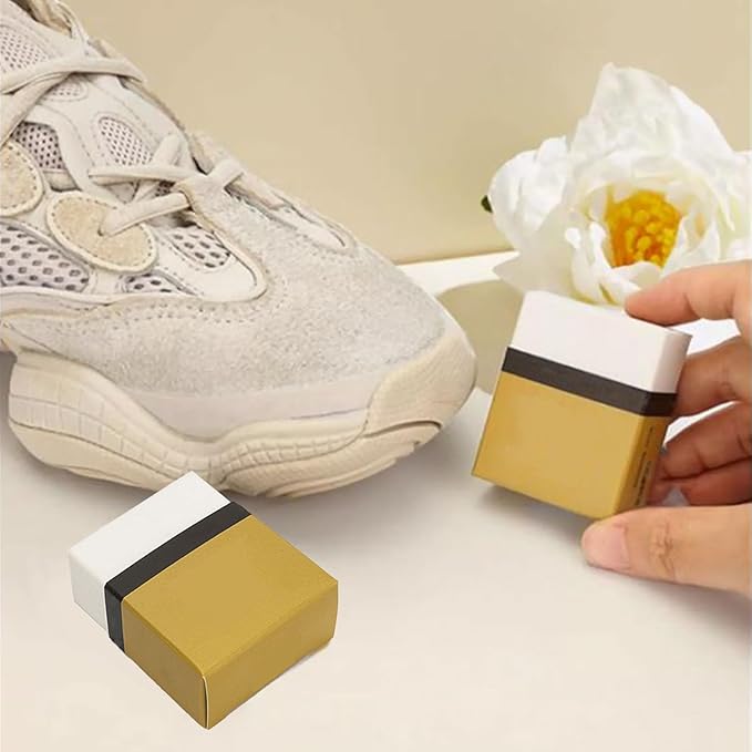Magic Eraser Sponge for Cleaning Shoe Surfaces - Dirt Eraser for Leather and Suede Shoes