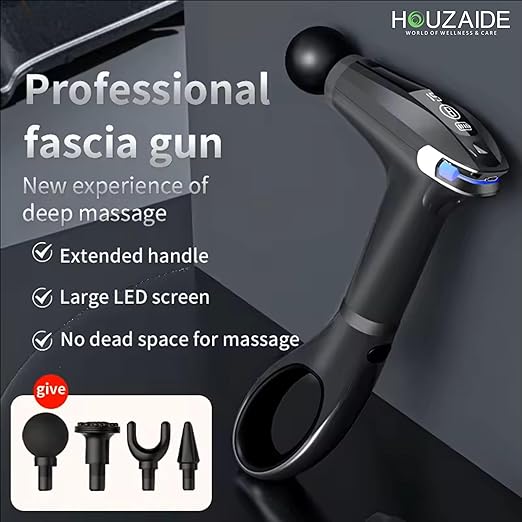 Pinaka Pro Deep Tissue Muscle Massage Gun for Athletes, Gym Enthusiast, Handheld Percussion Body Massager with Powerful Brushless Motor (HA812) Mother's Day Gift