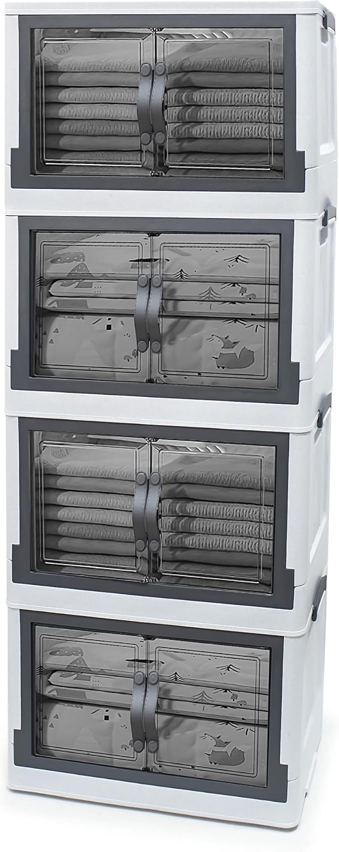 Prime Cabinet Mini Elite 4 Door White * Grey