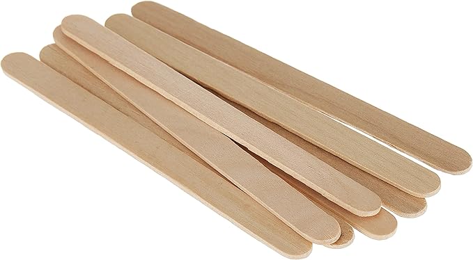200 Pcs/Lot Craft Ice Cream Sticks 114MM Wooden Pop Popsicle Sticks Natural Wood Cake Tools kids Handwork Art Crafts
