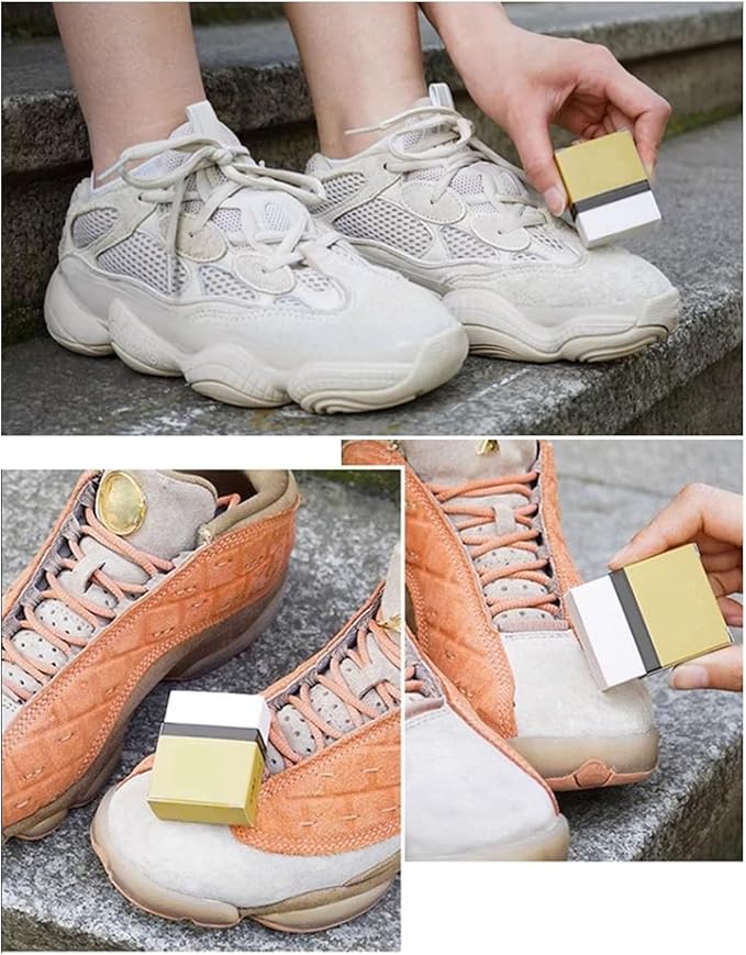 Magic Eraser Sponge for Cleaning Shoe Surfaces - Dirt Eraser for Leather and Suede Shoes