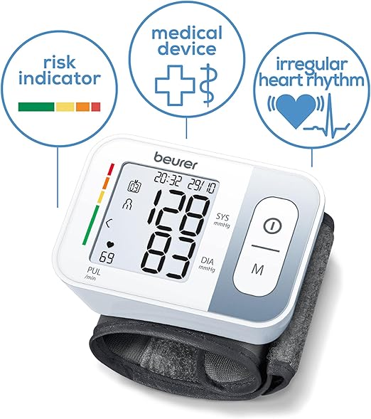Beurer BC28 wrist blood pressure monitor