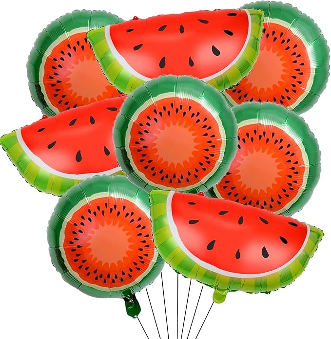 Watermelon Balloons Party Decorations Supplies Watermelon Foil Balloons Cute Fruit Balloons for Girls Birthday Baby Shower Watermelon Themed Party Decorations