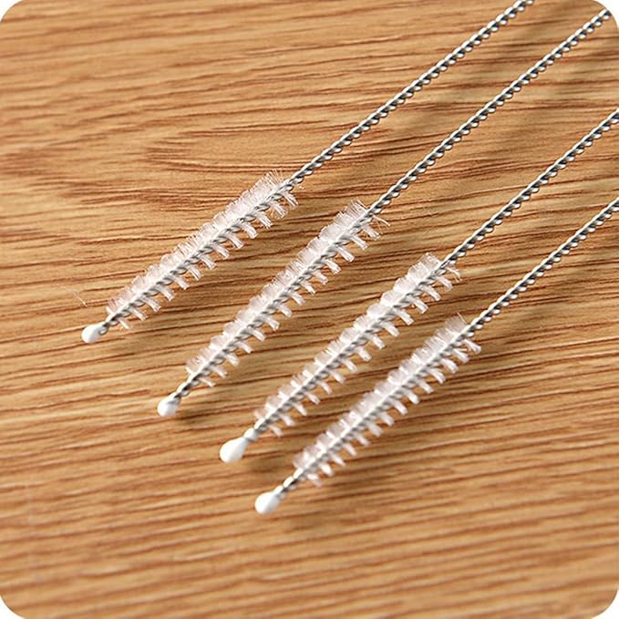 5 Pieces/Lot Straw Cleaning Brush Stainless Steel Washing Drinking Tube Straw Brush Cleaner for Bottle Coffee Tea Mug