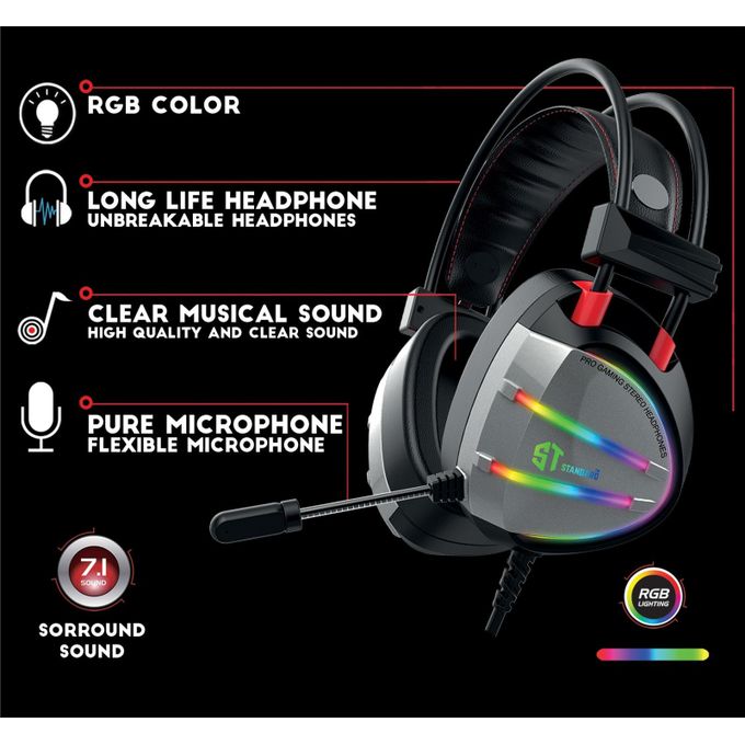 Headphone Standard Gaming GM07
