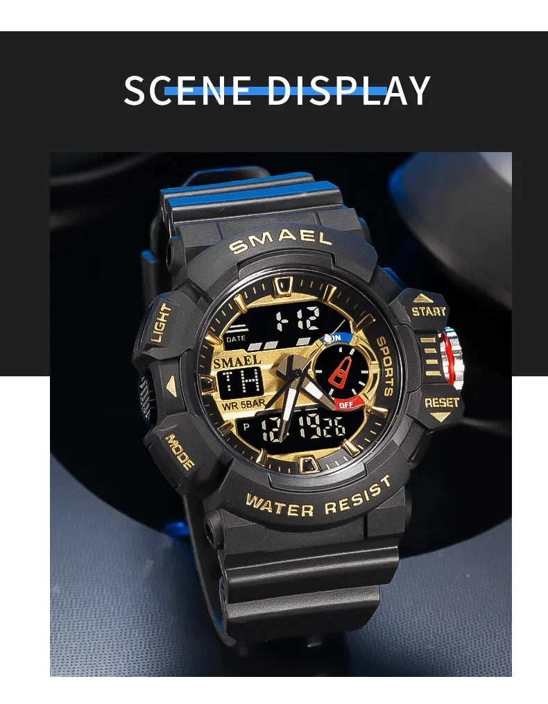 SMAEL WATCH For Men Sports Watch-S8043-BG