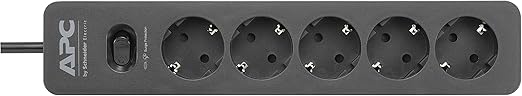 APC Essential SurgeArrest 5 Outlet Black 230V