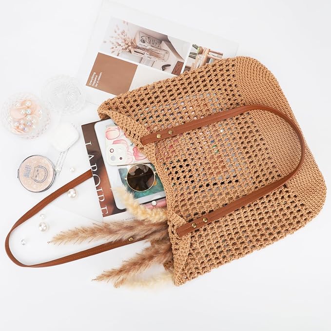STAYOUNG Large Straw Tote Bag for Women