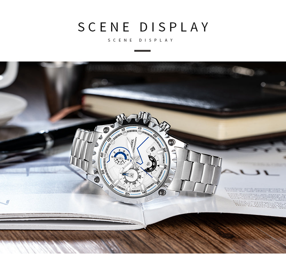 SMAEL WATCH For Men Stainless Steel-S9006-SBP