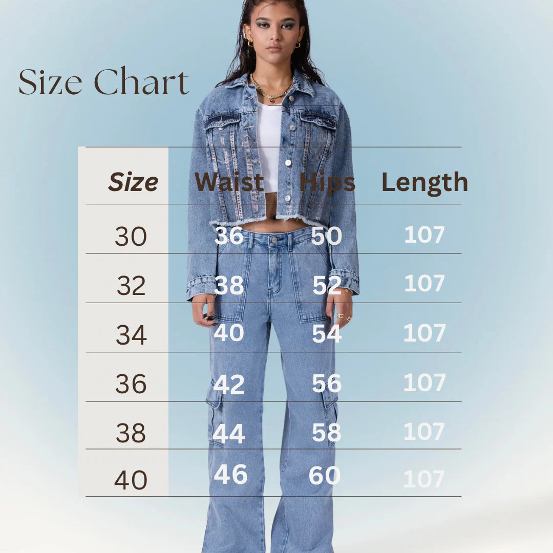 CARGO LIGHT BLUE JEANZ
