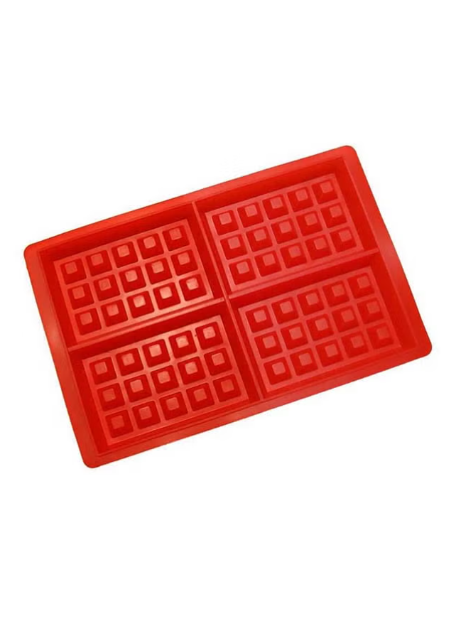Generic Waffle Design Mould Multicolour 2x18x28cm