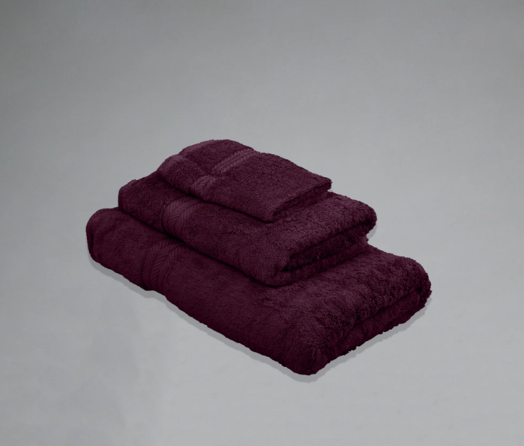 Terry Towel, Cotton - Burgundy