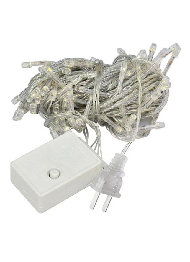 Generic Decorative String Light With 100 LEDS White