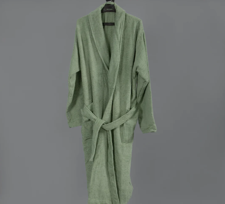 Bathrobe, Cotton - Pistachio