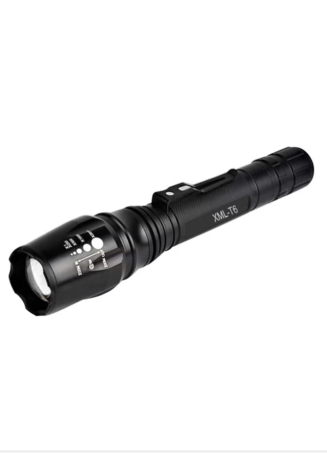 Voberry Elf eland T6 Tactical Military LED Flashlight Torch Black