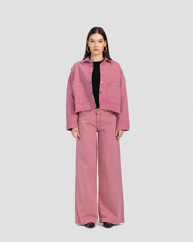 Basic wideleg pants in cashmere