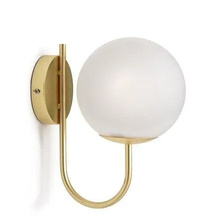 Letter L wall lamp - shiny gold - (code:214)