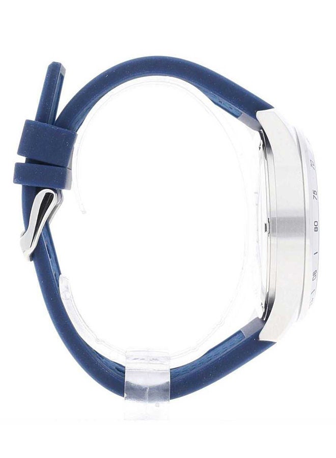 TOMMY HILFIGER Men's Decker Blue Silicon Strap Analog Wrist Watch 1791476 - 46 mm