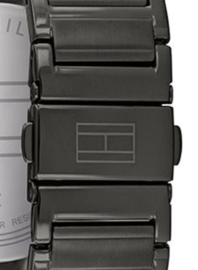 TOMMY HILFIGER Men's MASON Round Shape Stainless Steel Analog Wrist Watch 45 mm - GREY - 1791790