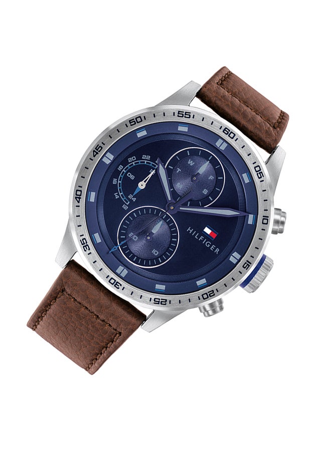 TOMMY HILFIGER Men's Trent Blue Dial Watch - 1791807