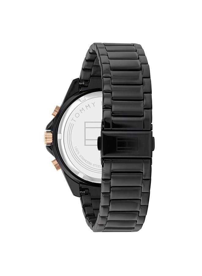 TOMMY HILFIGER Men's Aiden Black Dial Watch - 1791858