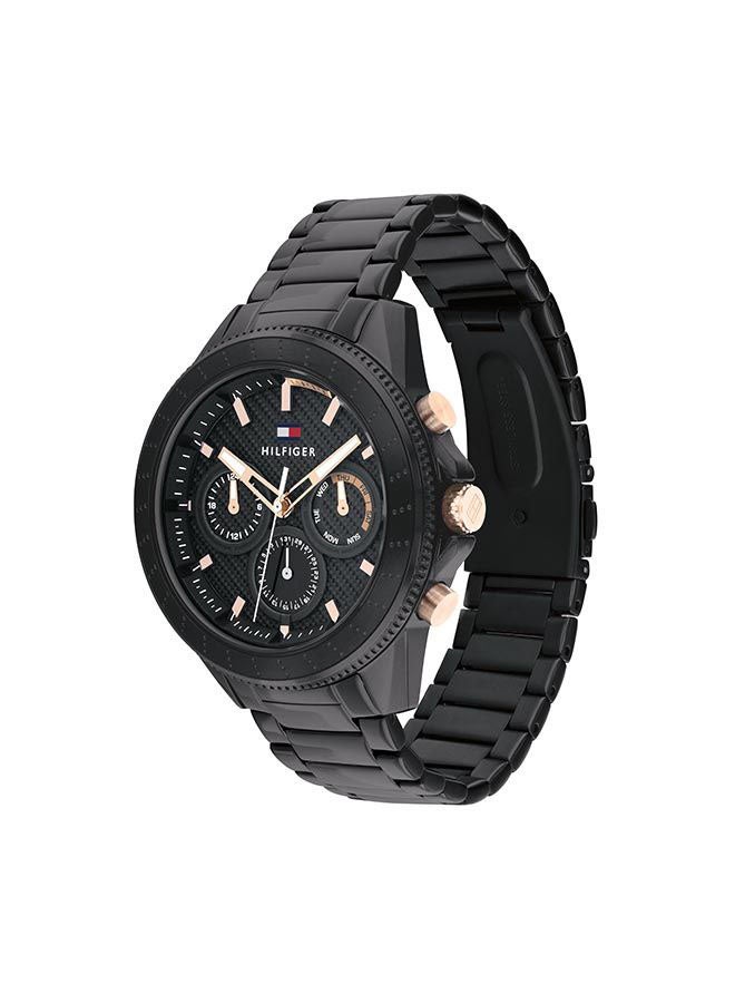 TOMMY HILFIGER Men's Aiden Black Dial Watch - 1791858