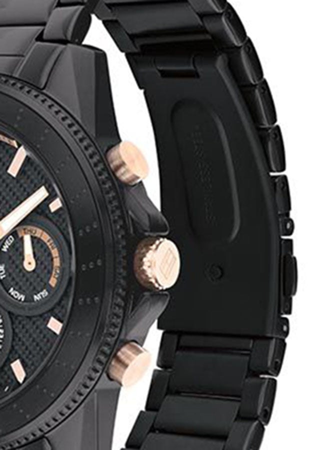 TOMMY HILFIGER Men's Aiden Black Dial Watch - 1791858
