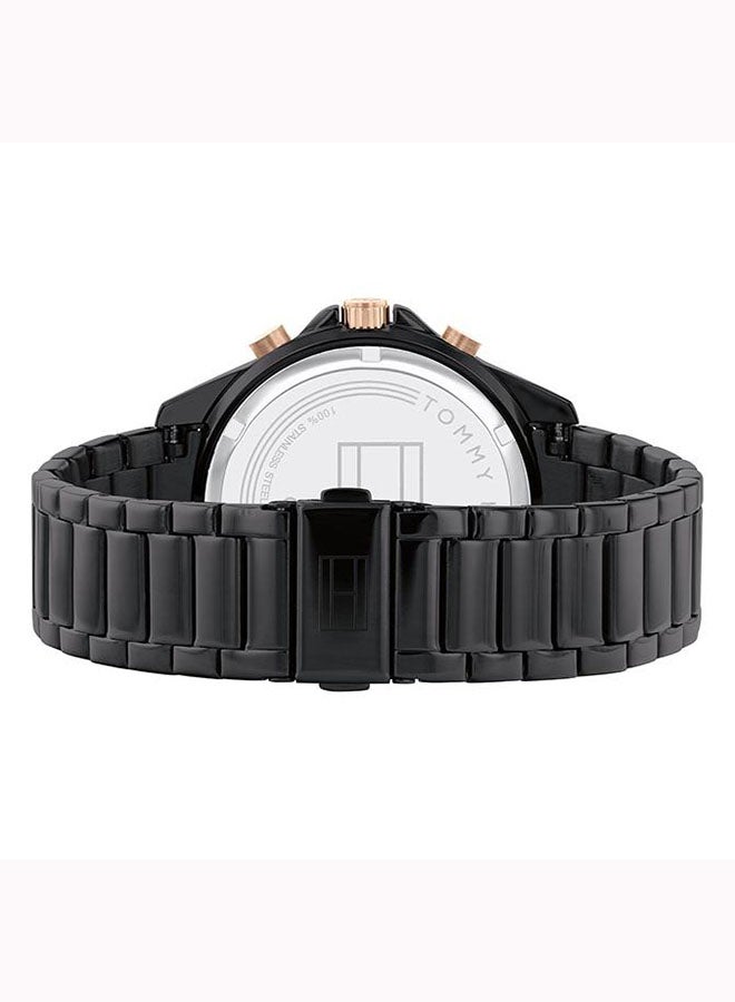 TOMMY HILFIGER Men's Aiden Black Dial Watch - 1791858