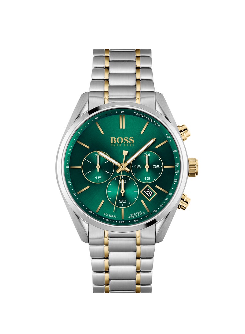 HUGO BOSS Men's Champion Green Dial Watch - 1513878