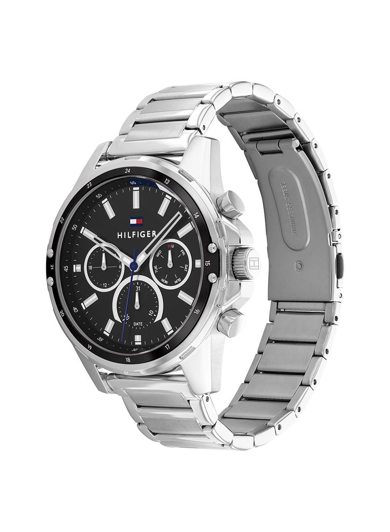 TOMMY HILFIGER Men's Mason Black Dial Watch - 1791936