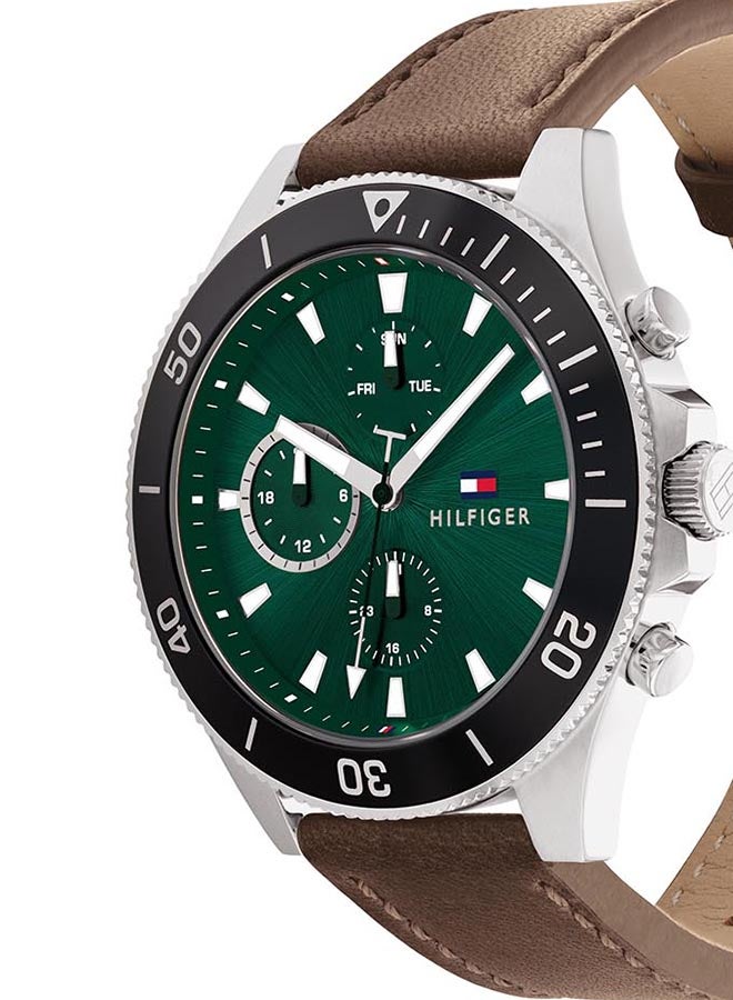 TOMMY HILFIGER Men's Larson Green Dial Watch - 1791983
