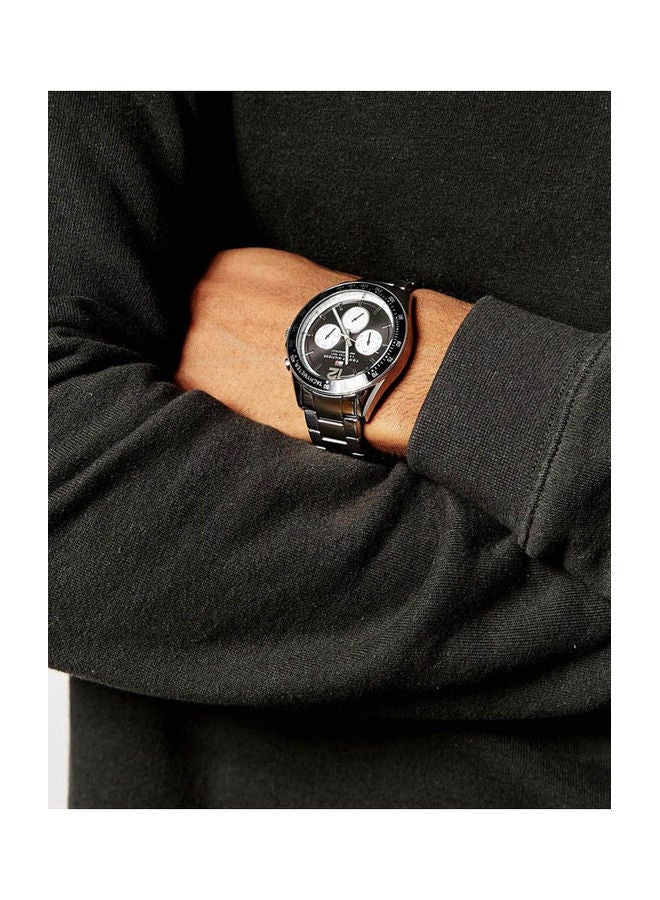 TOMMY HILFIGER Men's Analog Stainless Steel Clasp Round Wrist Watch 1791120