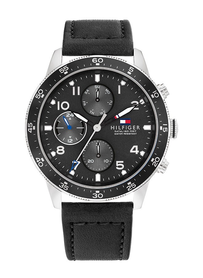TOMMY HILFIGER Men's Jimmy Black Dial Watch - 1791947
