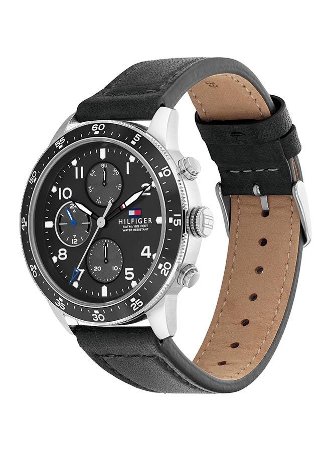 TOMMY HILFIGER Men's Jimmy Black Dial Watch - 1791947