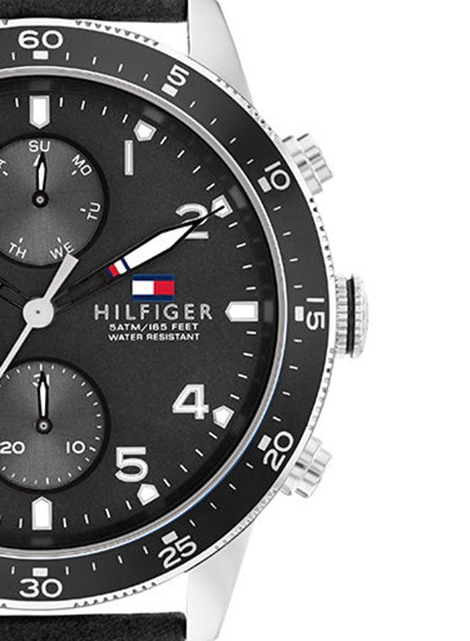 TOMMY HILFIGER Men's Jimmy Black Dial Watch - 1791947