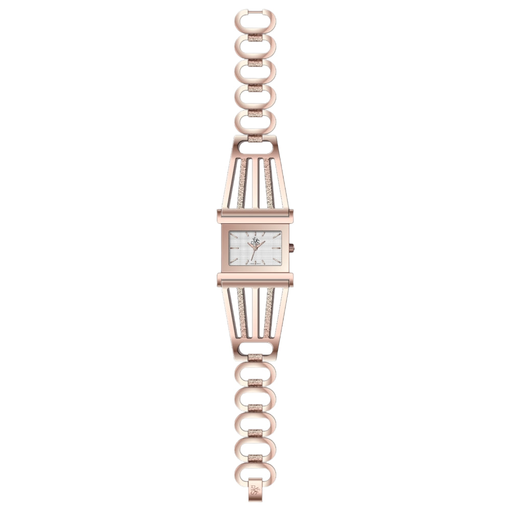REYS WATCH WATCH-WOMEN-STAINLESS STEEL-ROSE GOLD AND SILVER R2038-RS