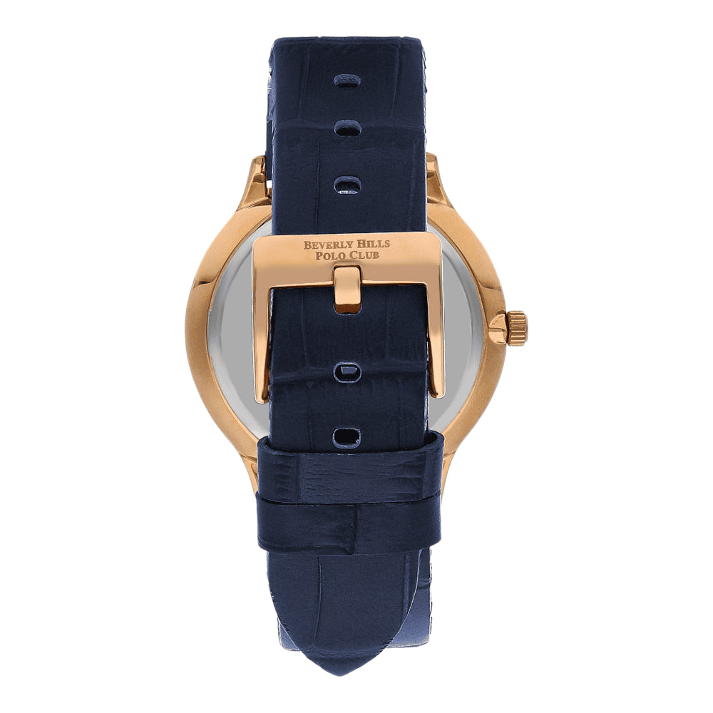BEVERLY HILLS POLO CLUB Men’s Analog Dark Blue Dial Watch – BP3308X.499