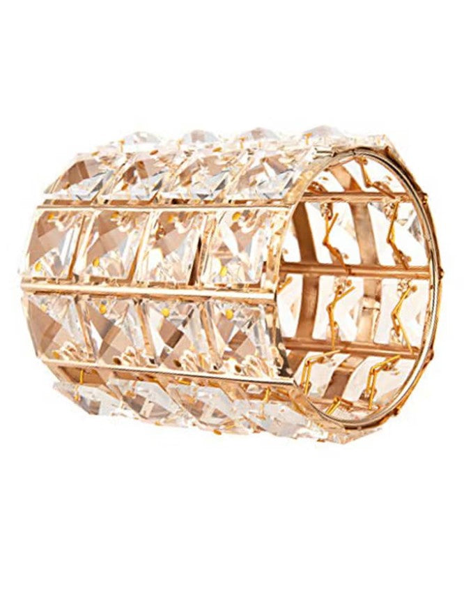 Feyarl Crystal Makeup Brush Holder Gold