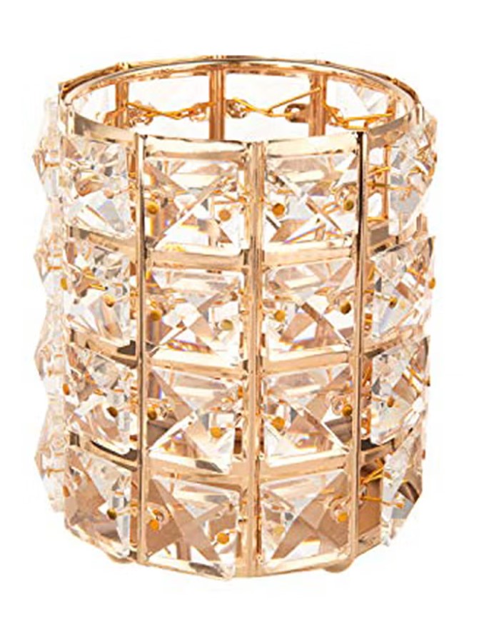 Feyarl Crystal Makeup Brush Holder Gold