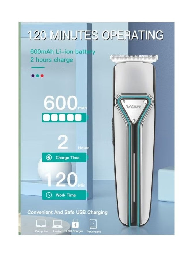 VGR V-008 Professional Electric Cordless Hair Trimmer Multicolour 700grams