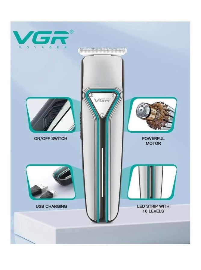 VGR V-008 Professional Electric Cordless Hair Trimmer Multicolour 700grams