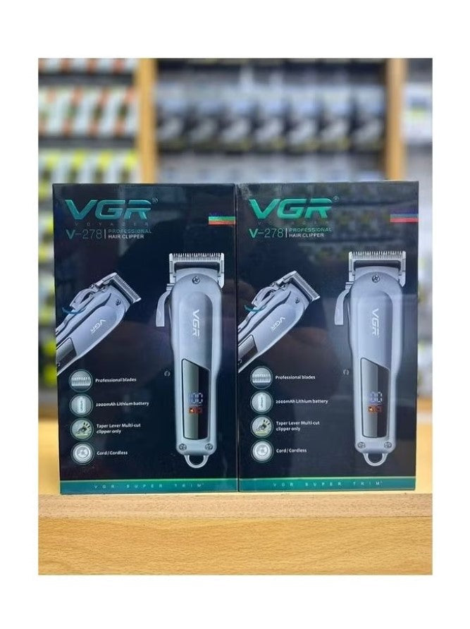VGR Professional Hair Clipper Cord And Cordless Super Trim